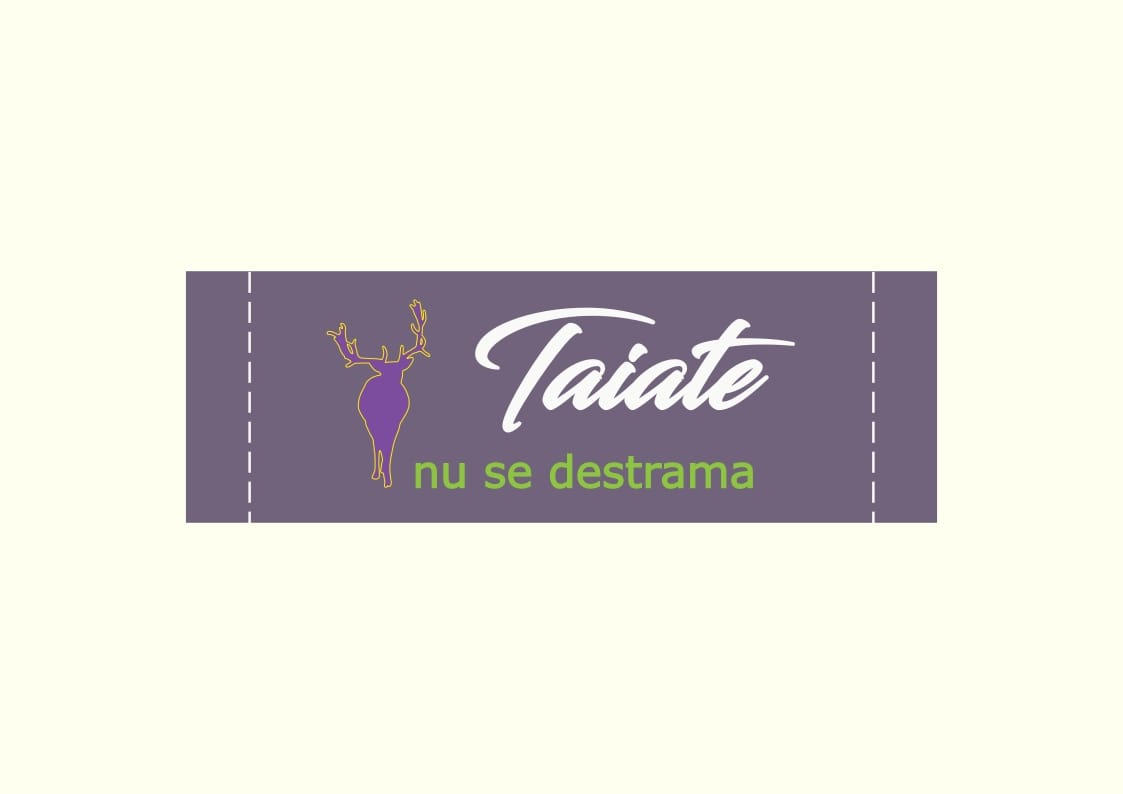 Etichetă țesută personalizată tăiată la dimensiune